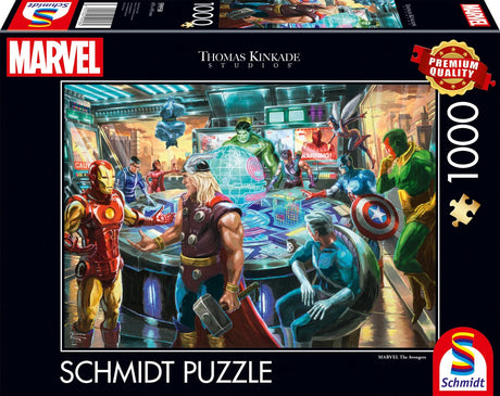 Schmidt - puslespil - marvel - the avengers - thomas kinkade studios - 1000 brikker - voksne - fra 12 år