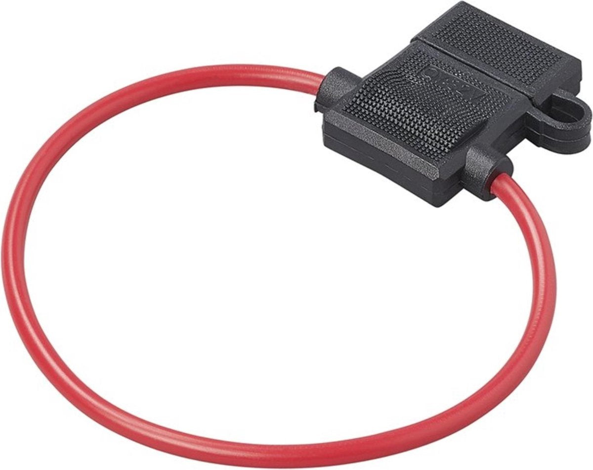 Proplus compacte in-line zekeringhouder - draaddiameter 2 mm² - geschikt voor standaard steekzekering