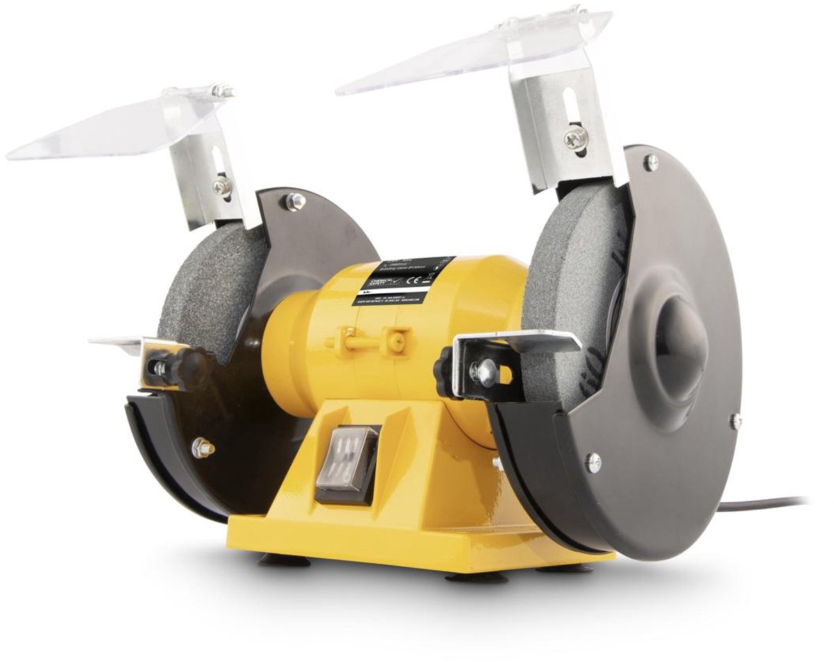 Powerplus powx1290 bænksliber 150w diameter 150mm med 2 tilbehør.