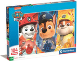 Clementoni Jigsaw Puzzle Super Color Paw Patrol Close Up, 104st.