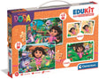 Clementoni - Dora the Explorer - edukit 4 i 1 spil - 2 puslespil, bloksæt og huskespil - fra 3 år