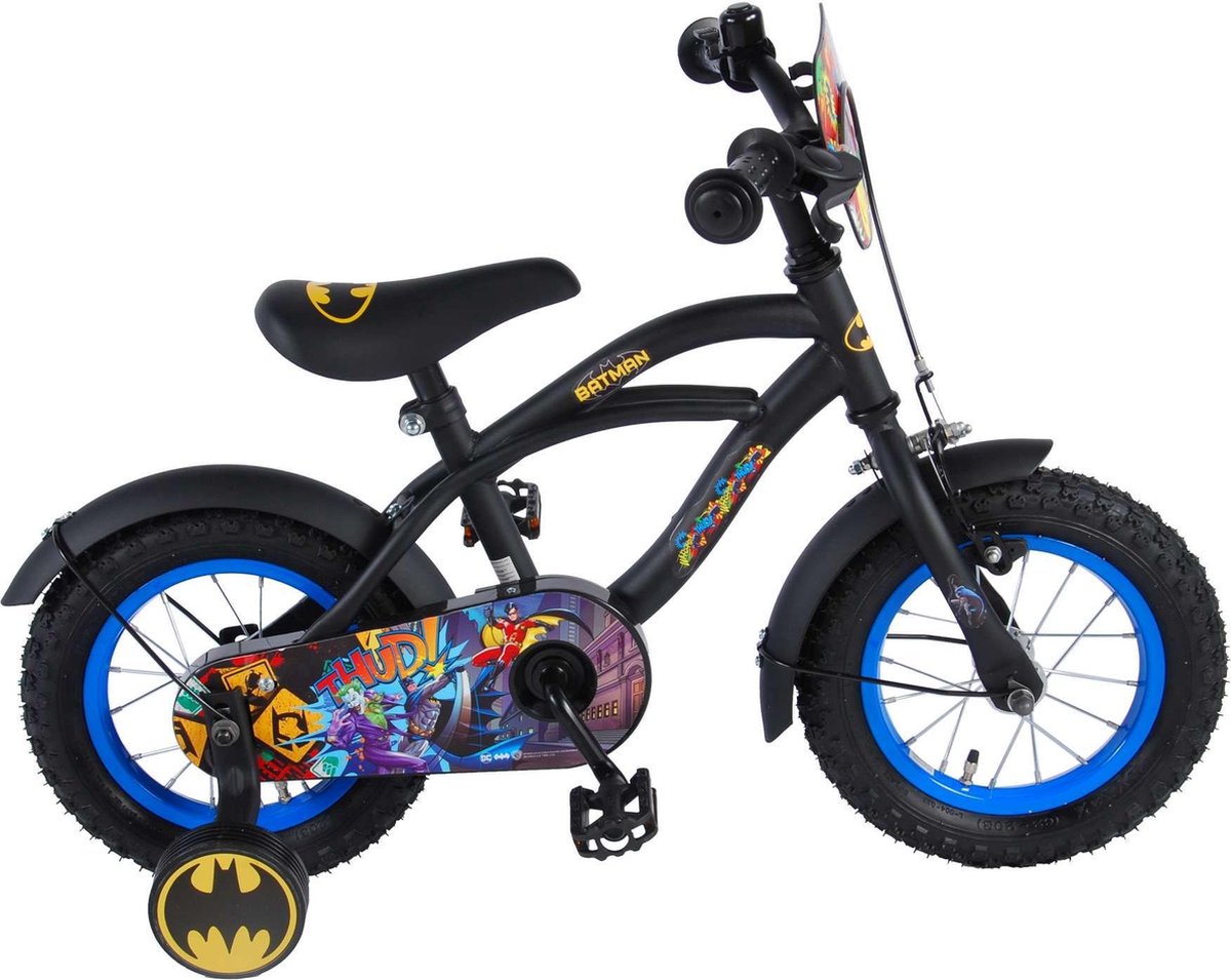 Børns cykel 12 Batman - sort gul