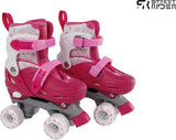 Street Rider Roller Skates Pink justerbar, størrelse 31-34