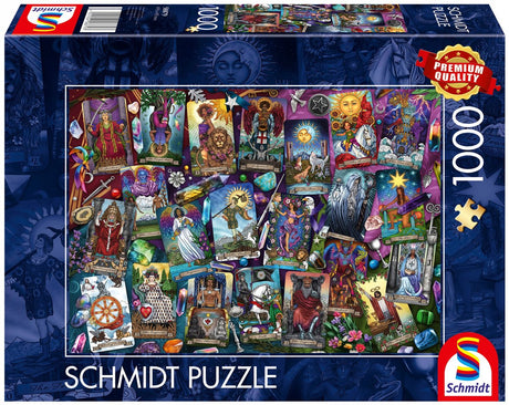 Schmidt - puslespil - mystiske tarotkort - 1000 brikker - voksne - fra 12 år