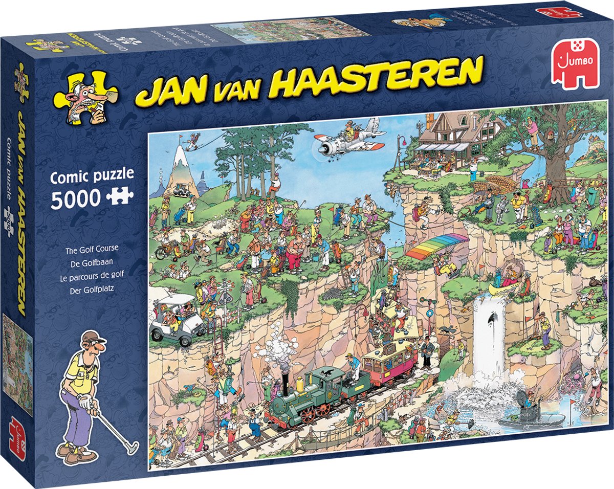 Jan van Haasteren puslespil - golfbanen - 5000 stk.