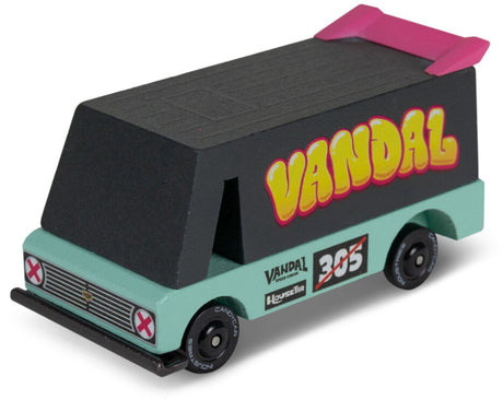 Candylab legetøj candylab - candycar toons - vandal fra seafoam - træ køretøj - 3+