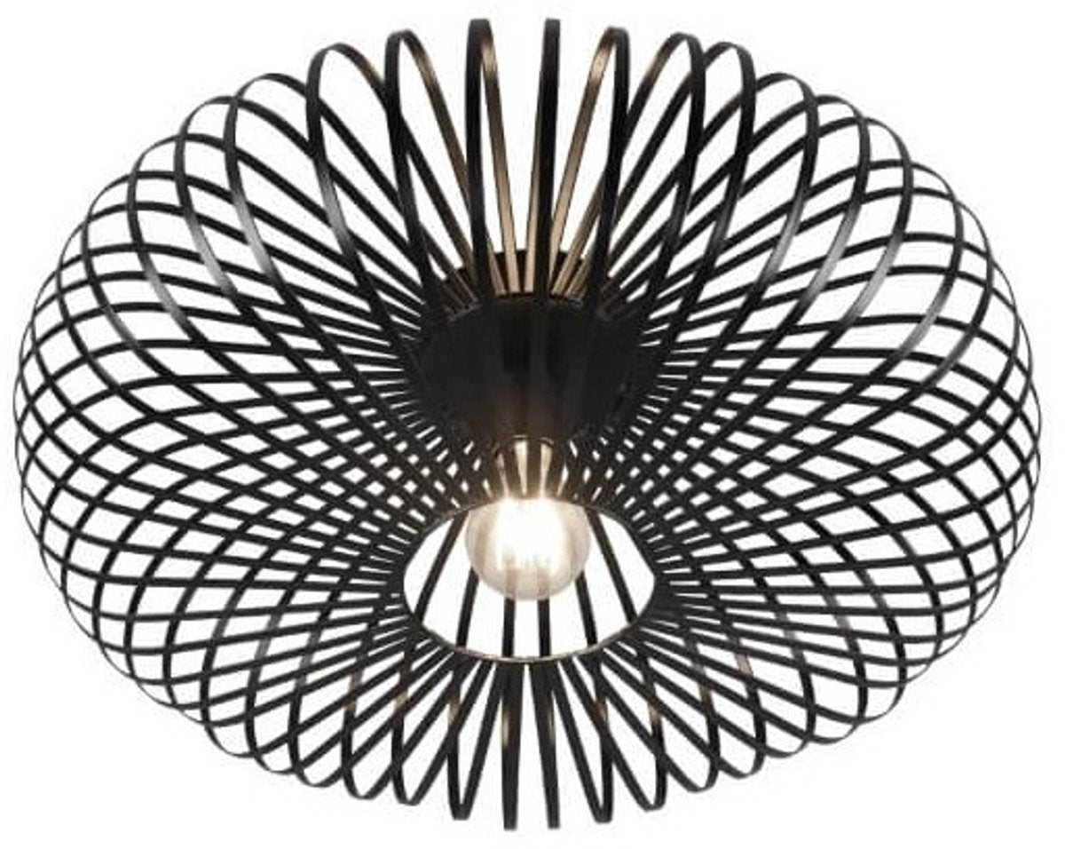 Trio johann - loftslampe - sort mat - ekskl. 1x e27 60w - d: 50cm