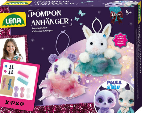 Lena pompom håndværkssæt - kreativt legetøj til børn fra 8 år.