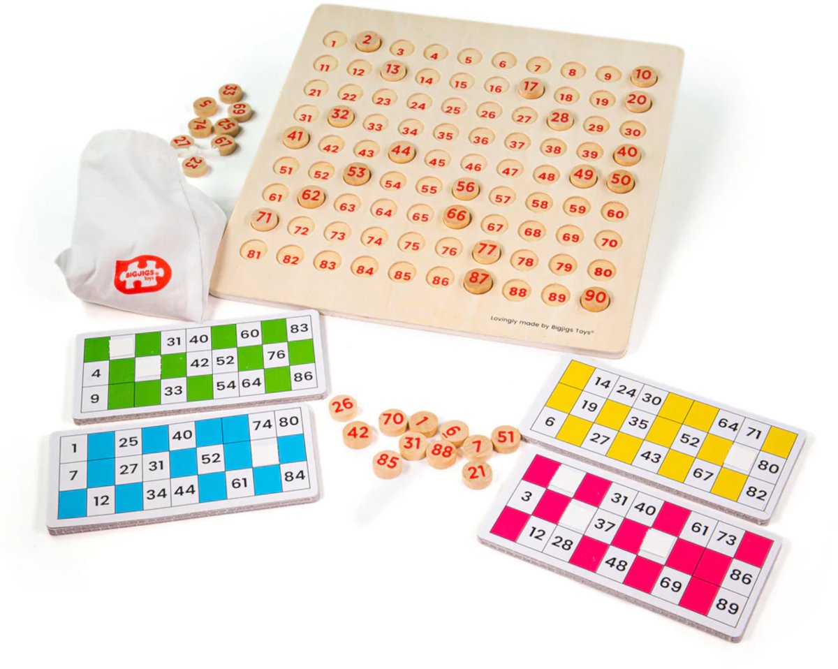 Bigjigs spil - bingo - komplet