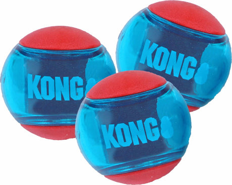 Kong gummi hoppebold med squeaker