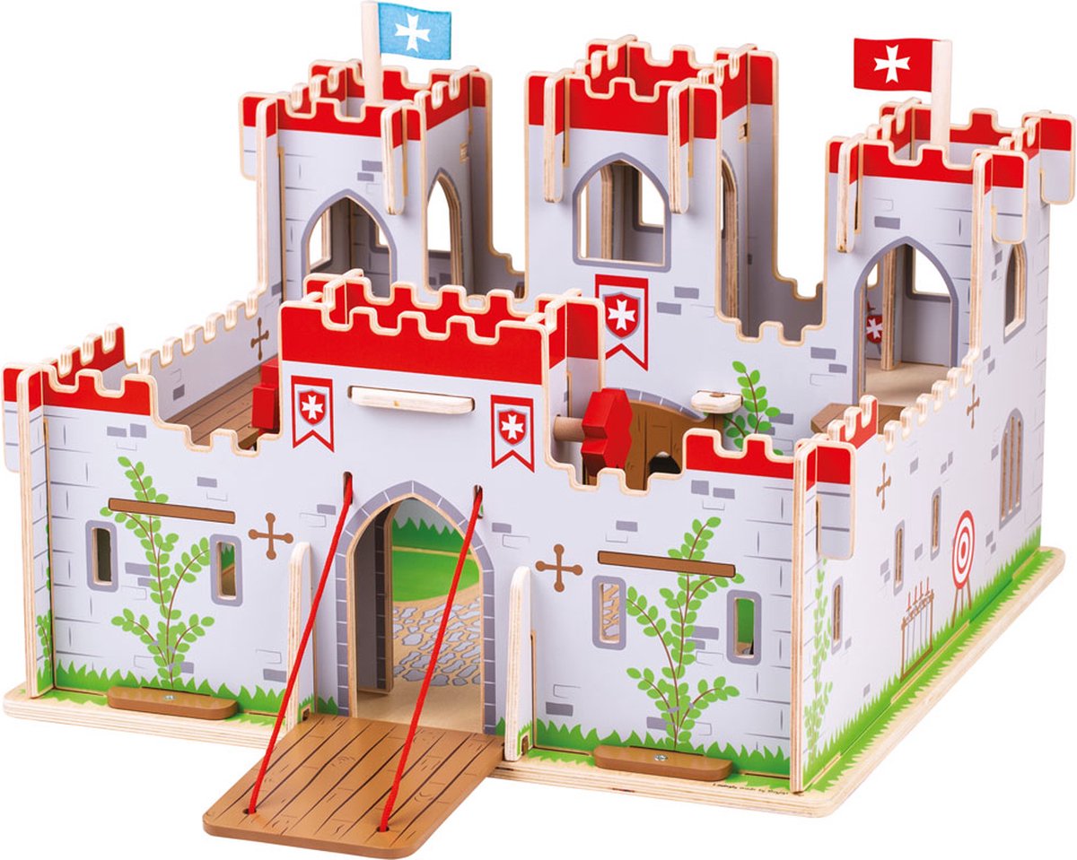 Bigjigs Koning George Wooden Castle
