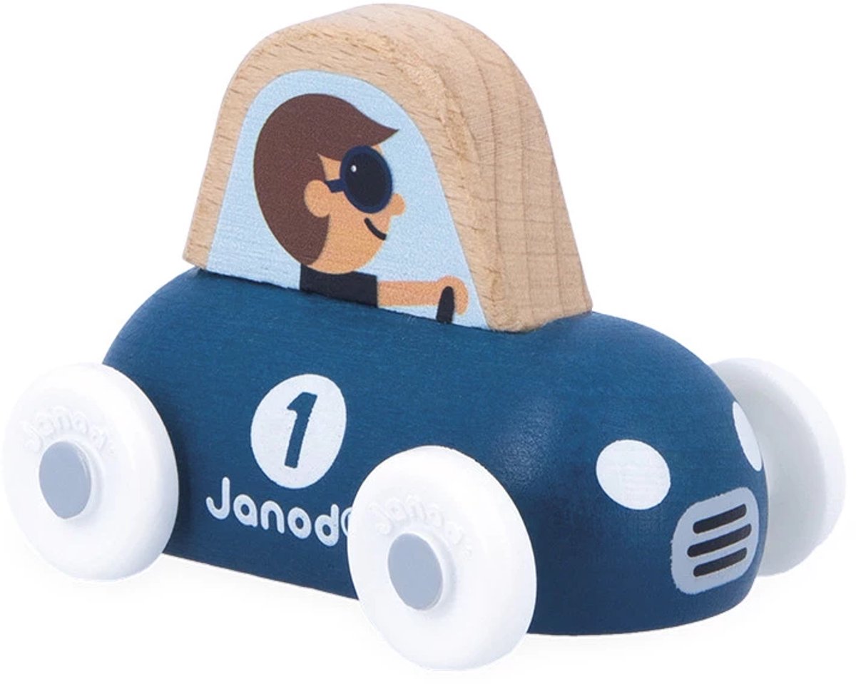 Janod - tværveje - sportsvogn i træ