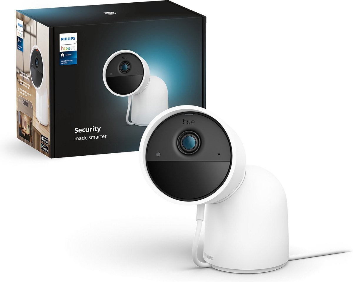 Philips hue secure camera - desktop beveiligingscamera - wit