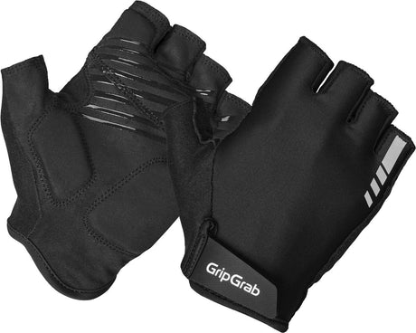 Gripgrab - ride polstrede korte finger sommer cykelhandsker til kvinder med polstring - kvinder - sort