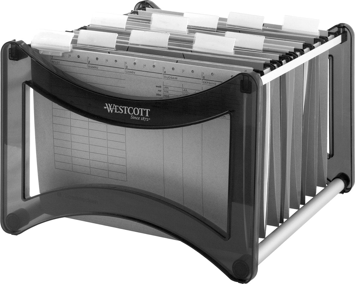 Westcott hængemappestativ - 38x26x32,3cm - egnet til DIN A4 - ekskl. hængemapper - ac-e733328