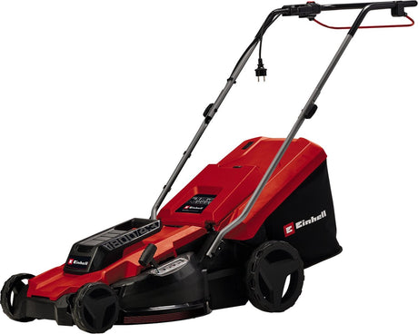 Einhell elektrisk plæneklipper GC-EM 1800 43 - 1800 W - klippebredde: 43 cm - 50 l opsamlingsboks - anbefalet græsareal: op til 800 m² - klippehøjde: 20-65 mm