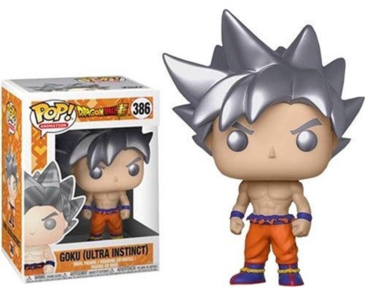 Funko goku ultra instinct vinyl figur 9 cm - dragon ball super pop! animation