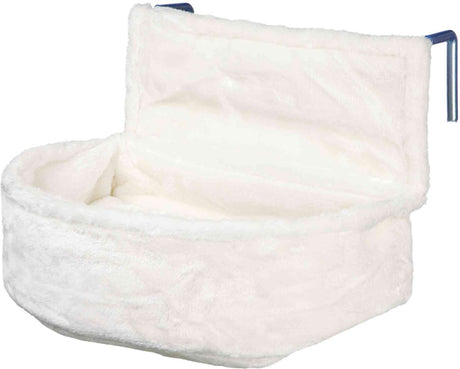 Trixie - radiator hængekøje relax - plys - hvid - 45x13x33 cm