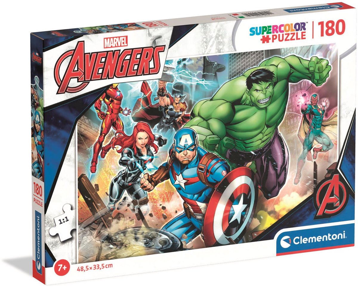 Clementoni puslespil Avengers, 180 stk.