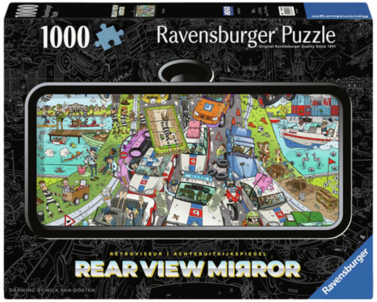 Ravensburger puslespil politijagt - puslespil - 1000 brikker