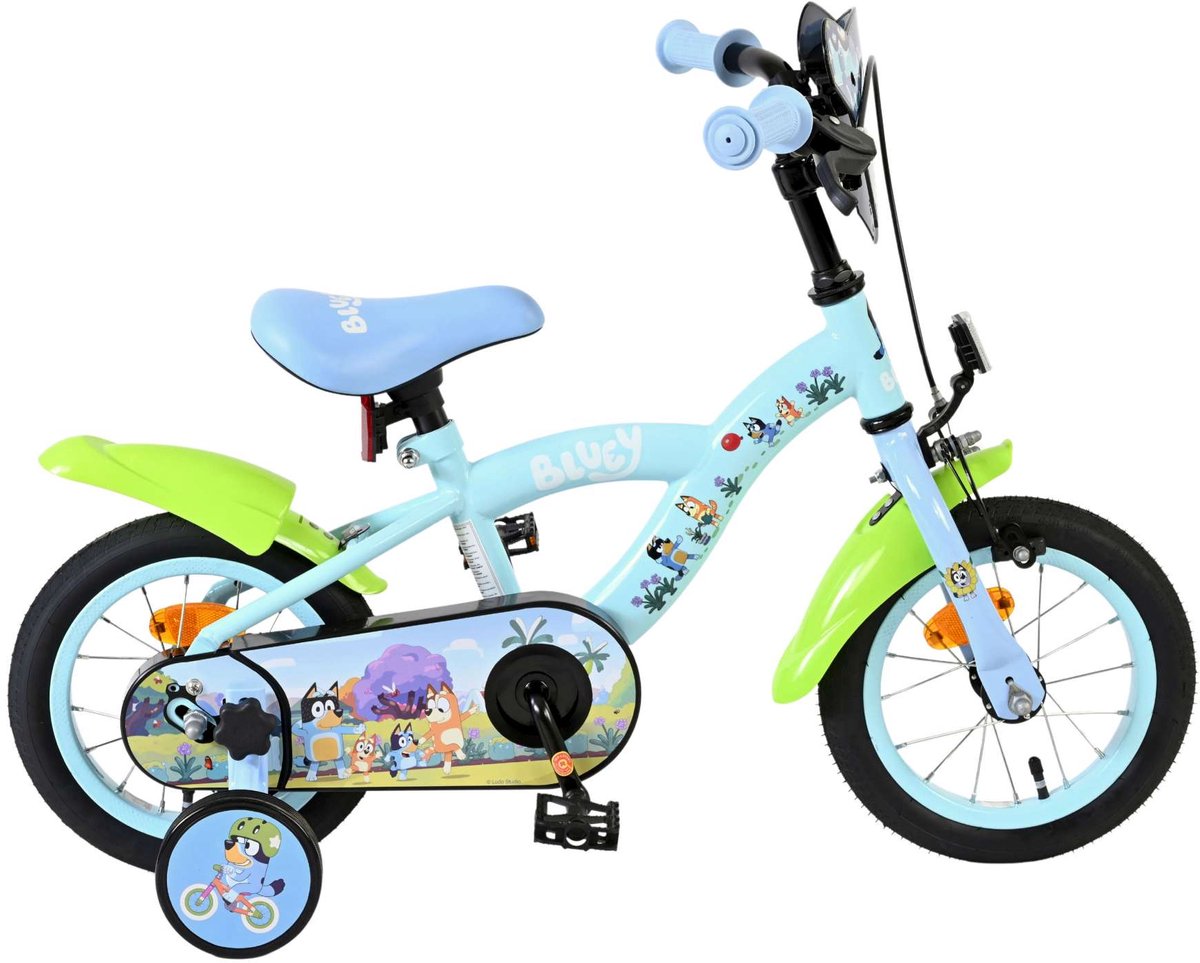 Volare bluey børnecykel - uni - 12 tommer - blå