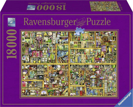Ravensburger puslespil colin thompson magisk reol - puslespil - 18000 brikker