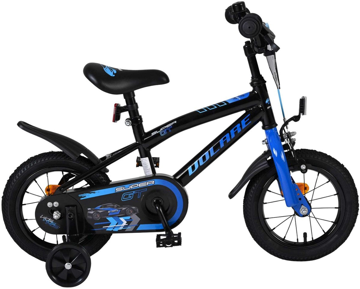 Volare Super GT Børnecykel - Drenge - 12 tommer - Blå