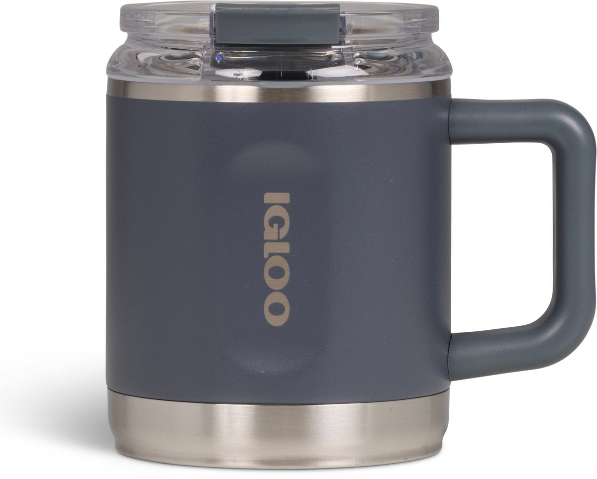 Igloo - flip 'n' sip krus - kaffekop - sort - 425ml