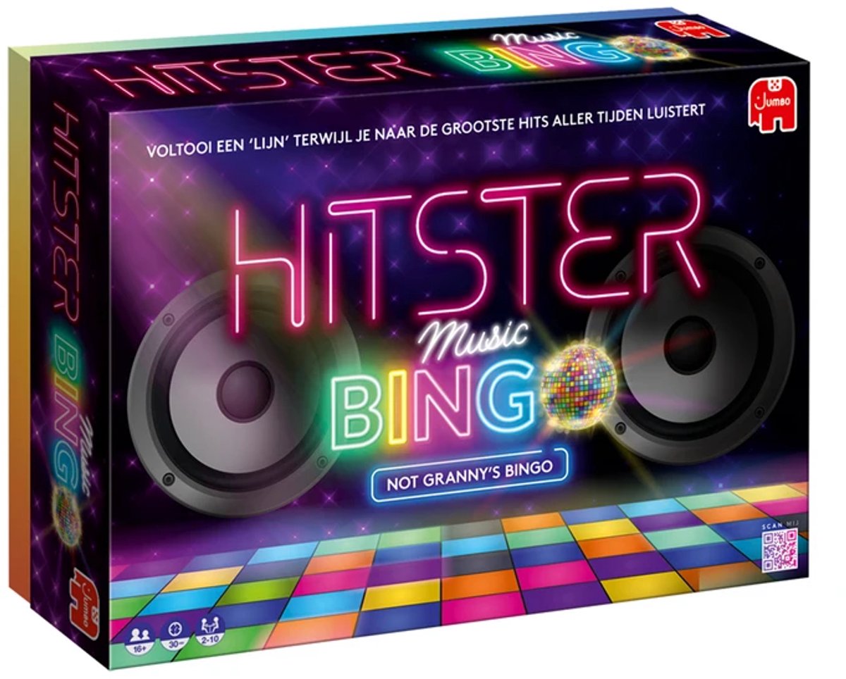 Hitster jumbo - bingo - hollandsk festspil - actionspil