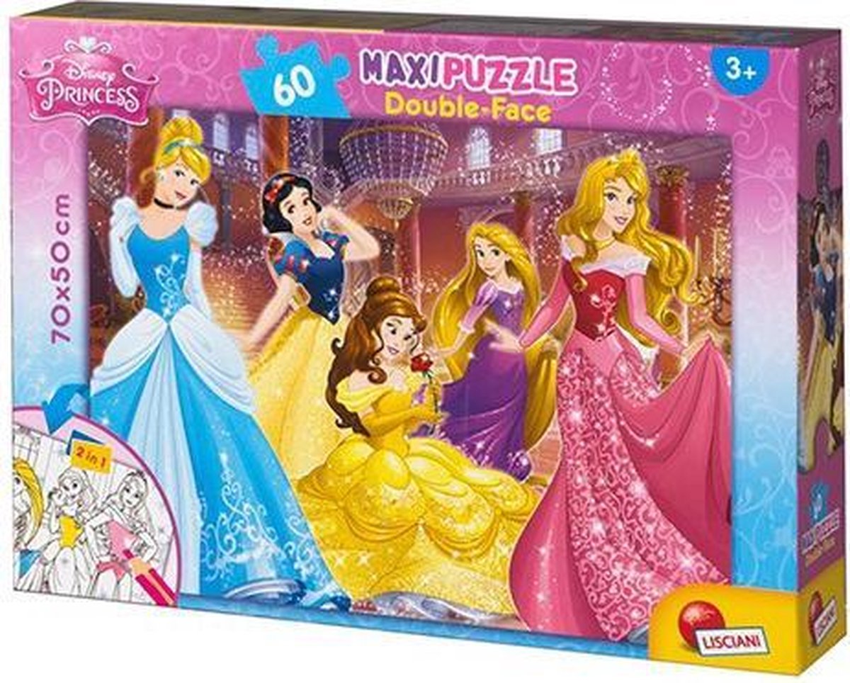 Lisciani disney puslespil df maxi floor 60 prinsesse