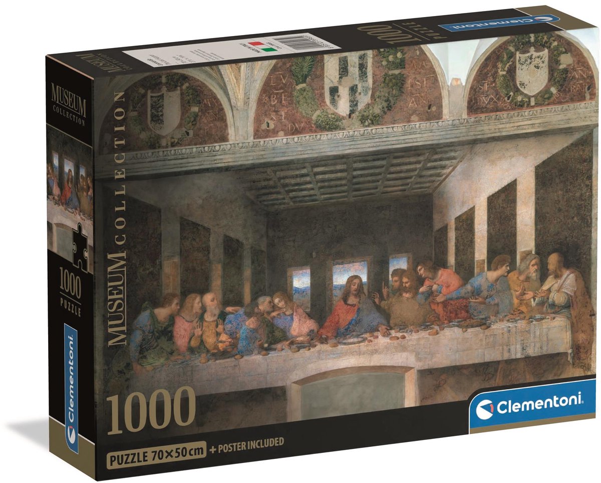 Clementoni puslespil den sidste nadver, 1000 stk.
