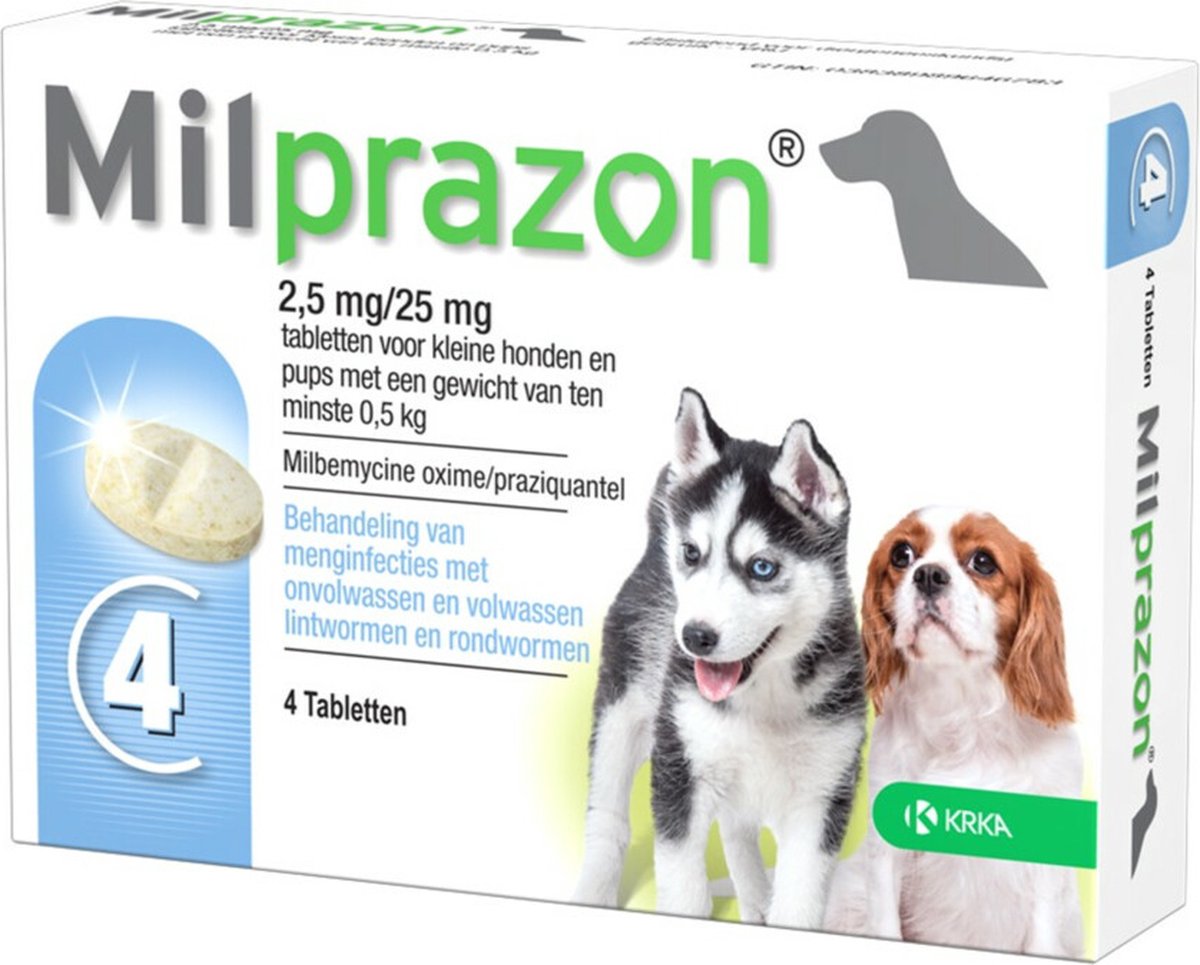 Krka milprazon ormekurstabletter til hunde