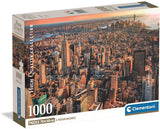 Clementoni puslespil new york city, 1000 stk.