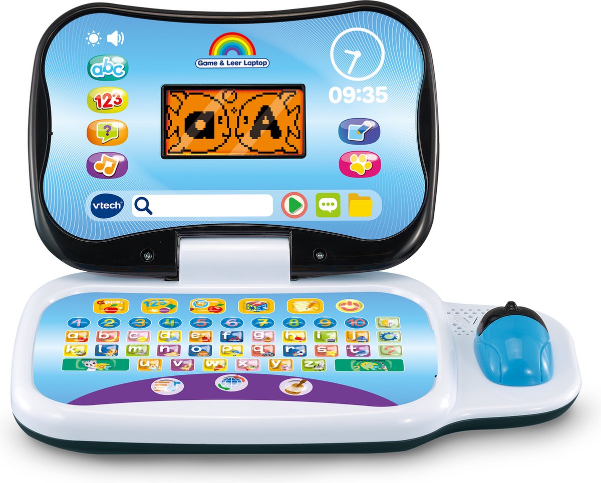 Vtech spillæring bærbar læringscomputer - børns bærbar - pædagogisk interaktivt legetøj - gave - børnelegetøj 3 år