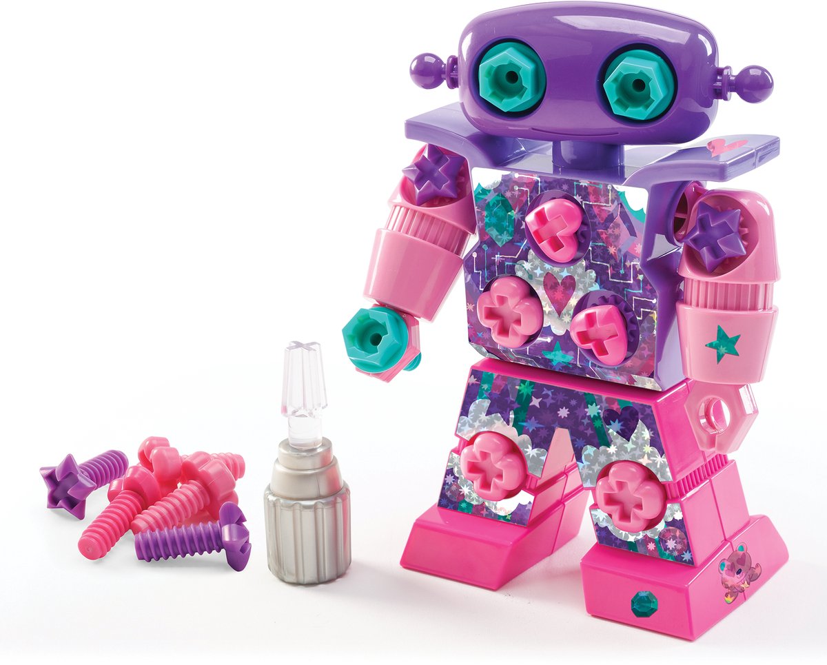 Læringsressourcer design drill® sparklebot® - boredekorationsrobot - stilk - pink - 3+