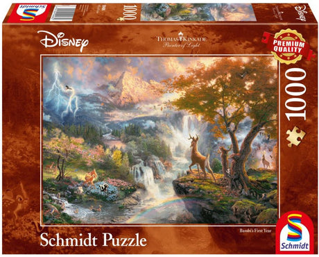 Schmidt Disney klassikere - bambi puslespil - 1000 brikker