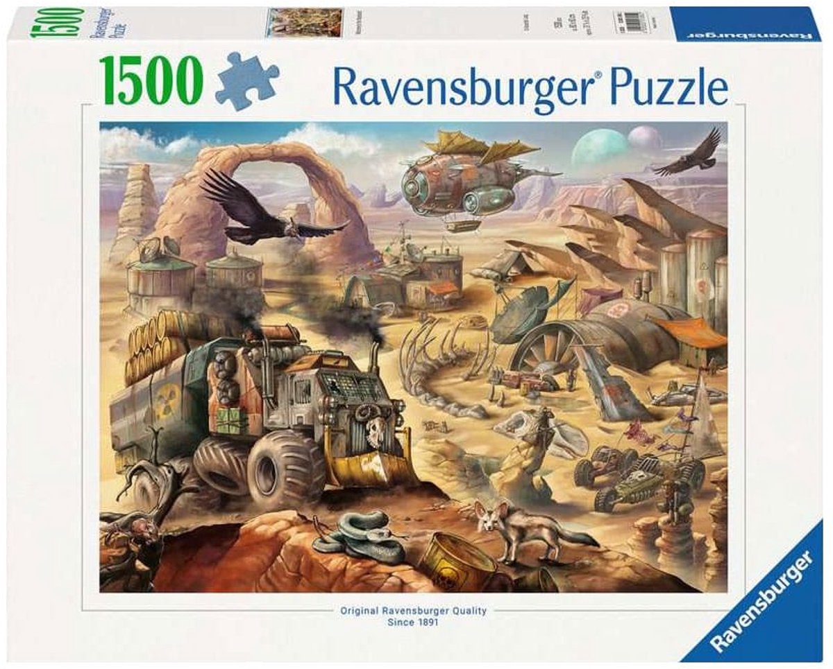 Ravensburger puslespil mad max, - puslespil - 1500 brikker