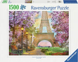 Ravensburger puslespil paris love - 1500 brikker puslespil.