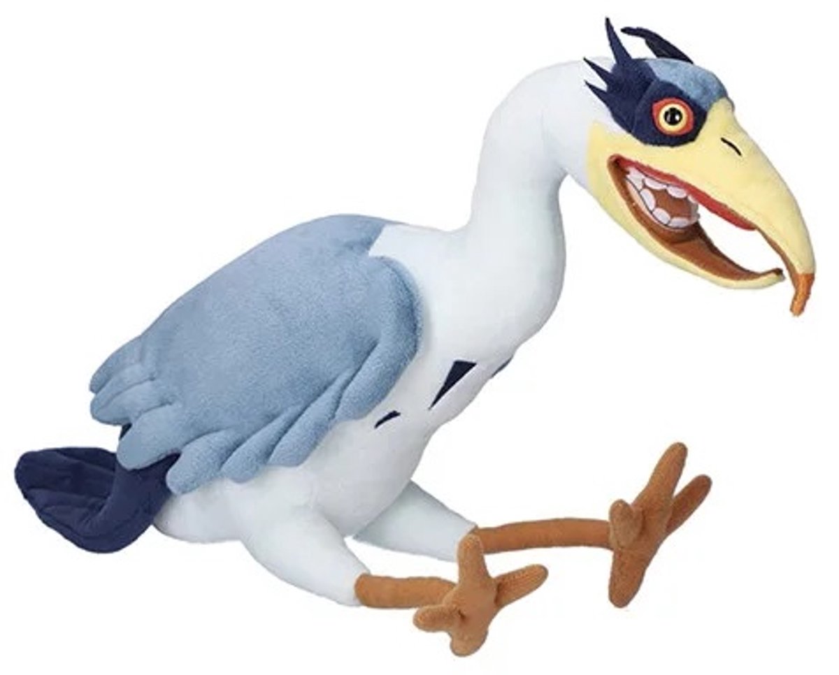Semic ghibli - drengen og hejren - blå hejre plys