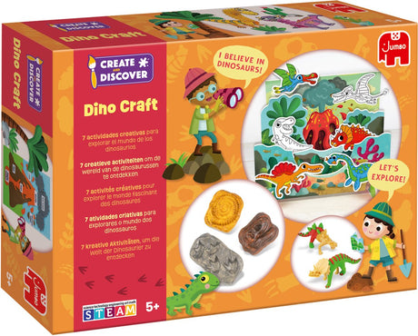 Jumbo - skab opdage - dino håndværk - håndværkspakke - kreativ - fra 5 år