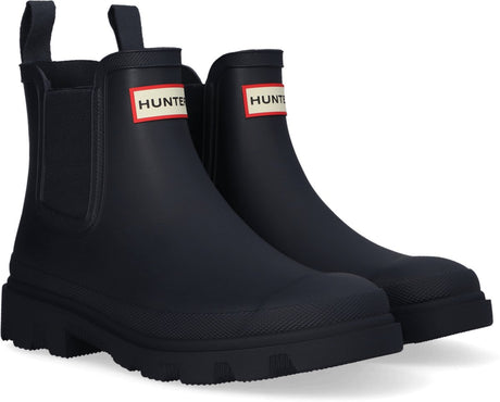 Hunter unisex regnskyl Chelsea marineblå - størrelse 41