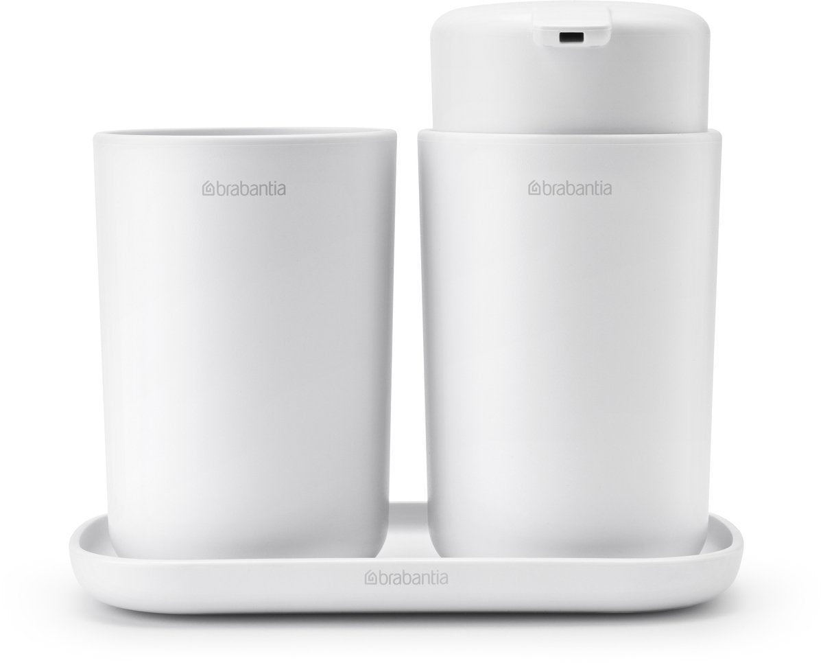 Brabantia forny badeværelsestilbehør sæt - 3-delt - hvid
