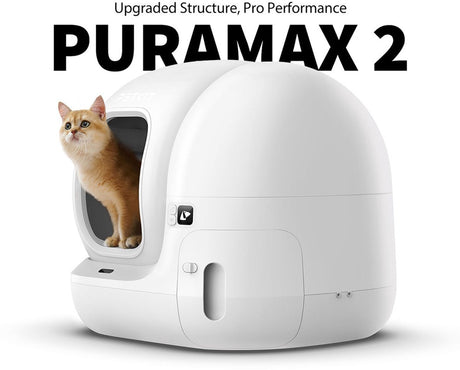 Petkit - purobot max pro med kamera selvrensende kattebakke 2 - automatisk kattebakke