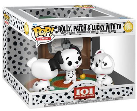 101 Dalmatiner Rolly, Patch Lucky med TV (Pop! Moment) Vinylfigurer 1664 Unisex Funko Pop! - neutral - standard