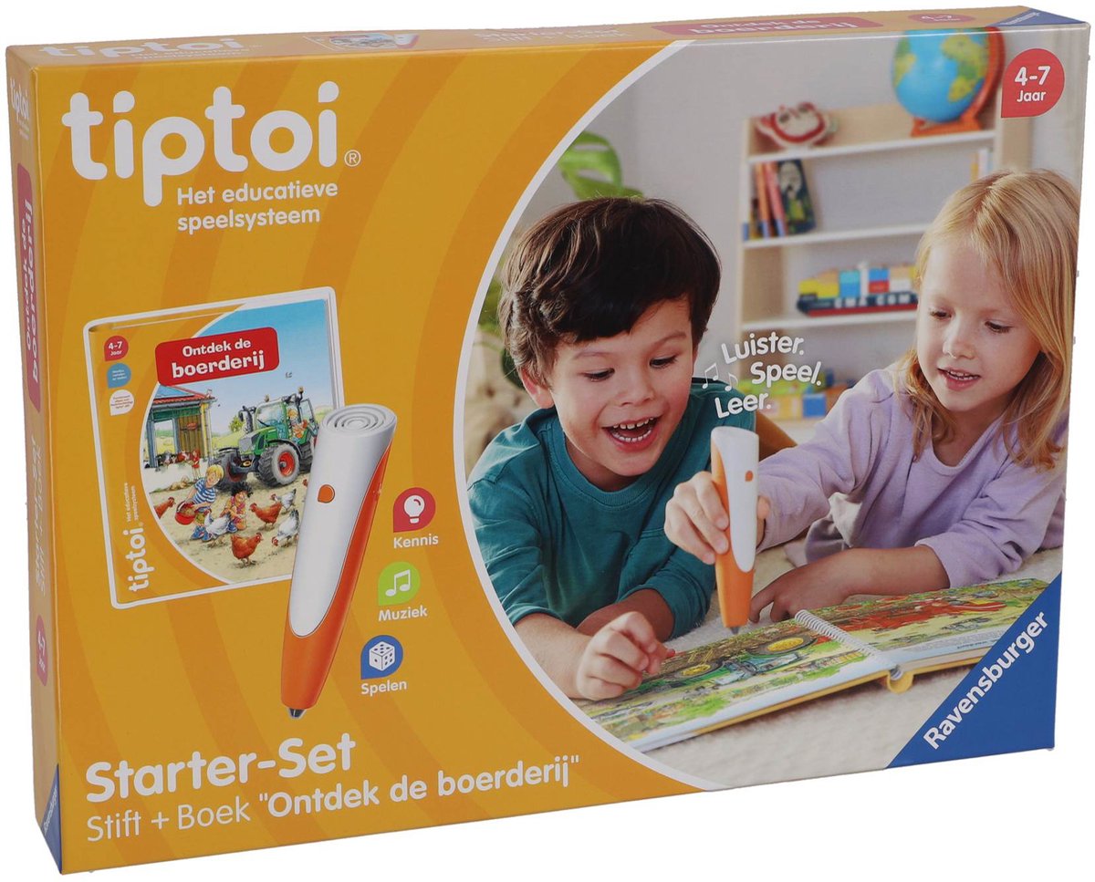 Ravensburger tiptoiâ® startsæt opdag gården