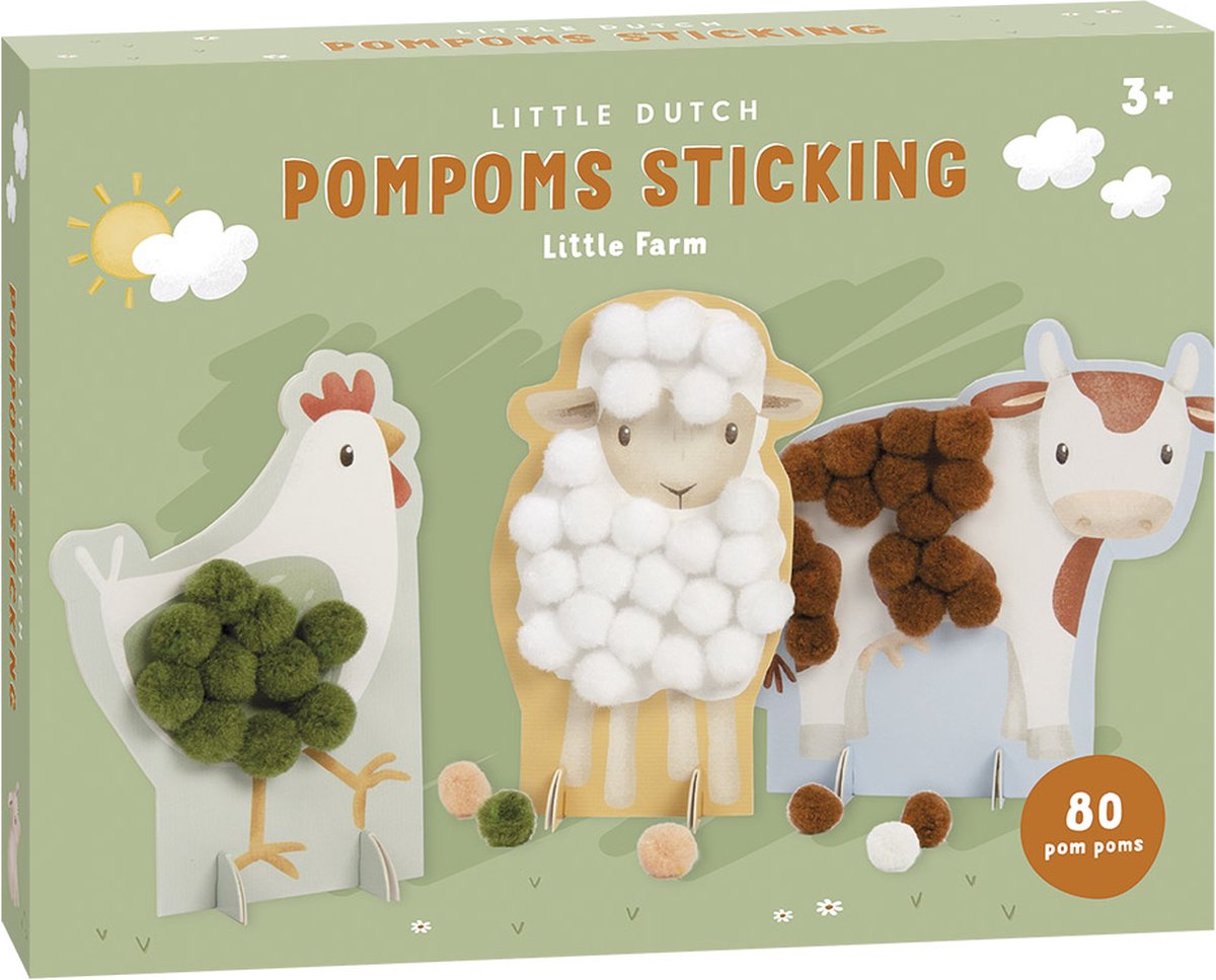 Lille hollandsk pompompasta lille gård