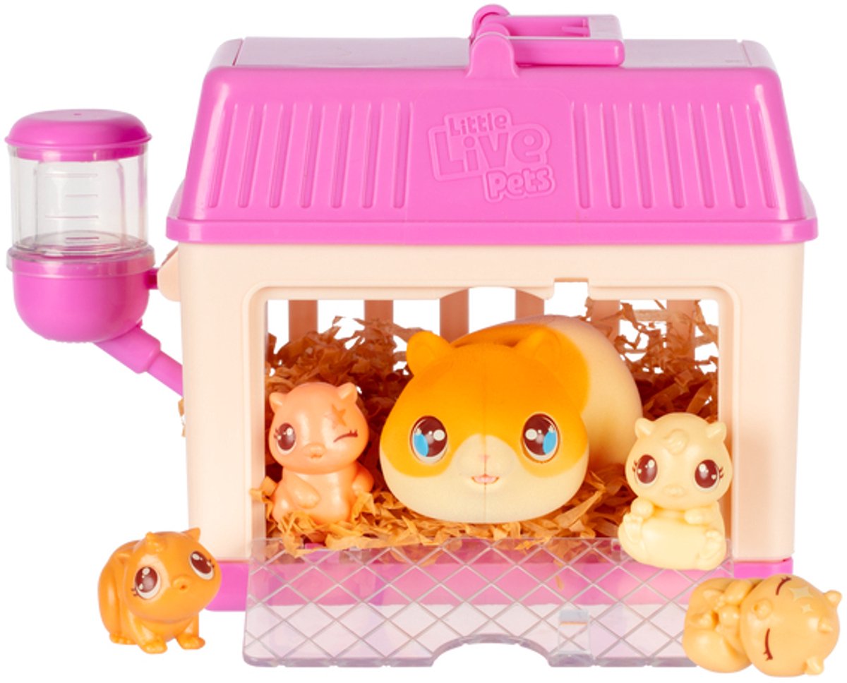 Små levende kæledyr mama surprise mini legesæt hamster