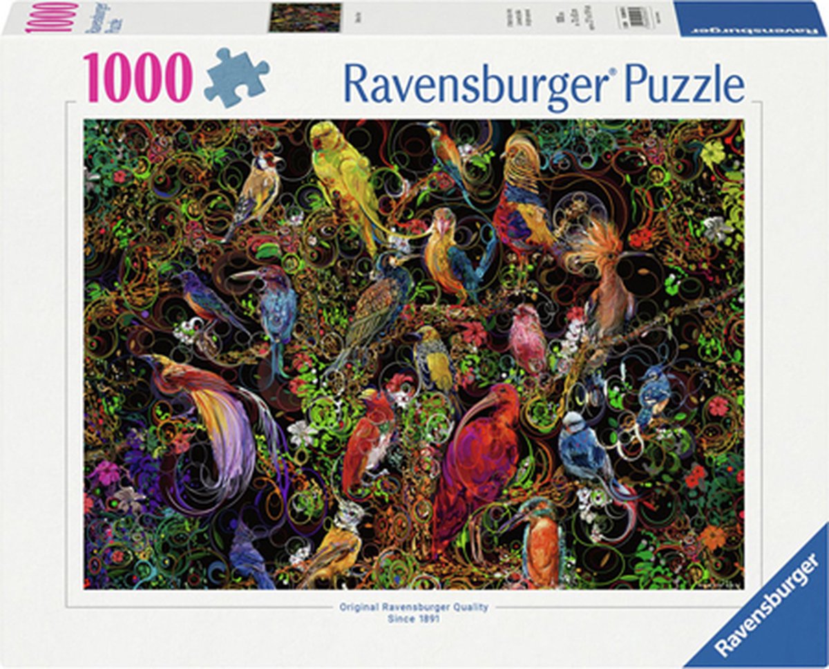 Ravensburger puslespil smukke fugle