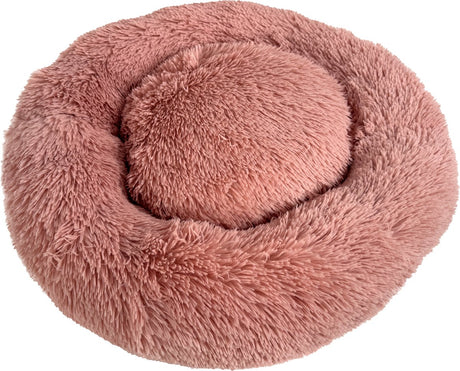 Sazzz fluffy - hundeseng - gammelrosa - 65x65x15 cm