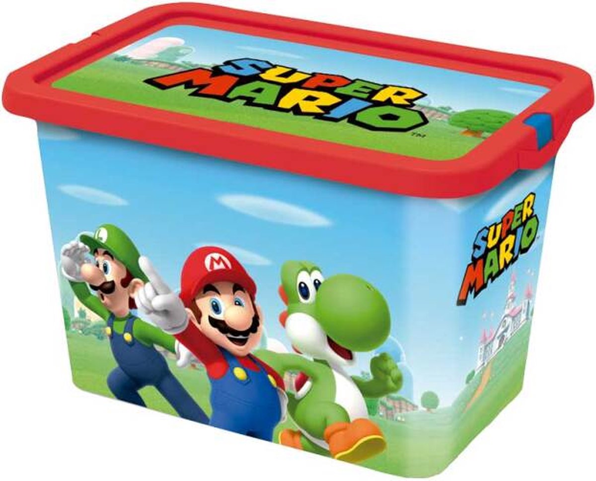 Umærket sans marque opbevaring klikboks 7 l super mario